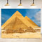 Fotografie Hintergrund Ägyptische Pyramiden Antike Architektur Ruinen Hintergrund Himmel Wolken Fotostudio Requisiten Natur Szenisches Poster 200x140CM