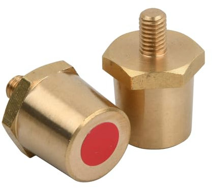 Joyan 2 pieces M6 Battery Terminal Adapter, Battery Pole, Brass Battery Adapter Pair for Lithium Car Batteries