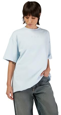 Fox Racing Damen W Wordmark Os Ss Tee, Blassblau, Mittel