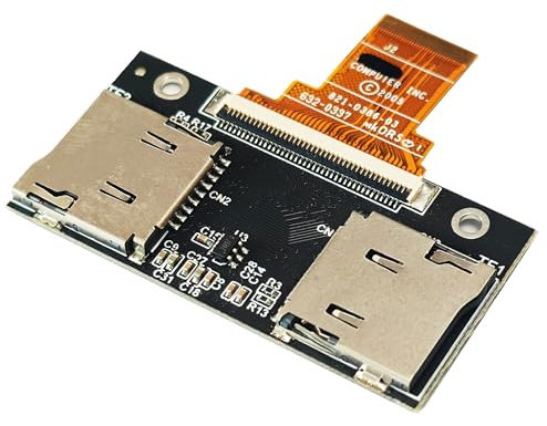 Sintech Dual Micro SD auf 40Pin ZIF CE Adapterkarte, kompatibel mit iPod Classic, iPod Video 5., 5., 6., 6.5., 7., 7.5. TF-Kartenadapter, ersetzt MK8022GAA MK1634GAL MK1231GAL