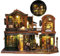 UINOFER DIY Miniatur Bausatz, Miniatur-Bausatz zum Selberbauen mit Möbeln, Modellhäuser zum Bauen, Bausatz für EIN Kleines Haus, Puppenhaus Bausätze für Erwachsene, Kinder (Twilight Shop)