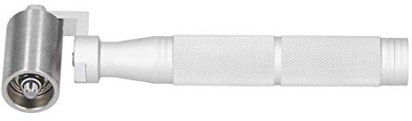 lvifloae Tapeten-Nahtroller aus Edelstahl – 40 mm breite Flachnaht-Andruckwalze für professionelle Tapezierarbeiten und Heimanwendungen