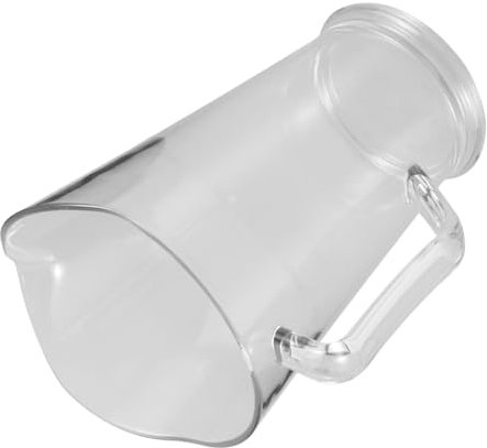 Cabilock Jarra De Plástico Transparente Para Servir Agua y Cerveza Alta Visibilidad y Durabilidad Para Restaurantes y Hogar