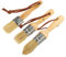 EXCEART 3st Rundbürste Aus Buche Wandpinsel Staubtücher Zum Reinigen Kreidefarbe Für Möbel Wachspinsel Möbelpinsel Fleck Pinsel Kleben Leistung Seehecht Bürste Kanten Kreidepinsel Holz