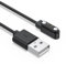 Tobfit ladekabel Ladegerät für AGPTEK LW11, YAMA SW022, AGPTE LW11, Ticwatch GTX, Xiaomi Haylou Solar LS05 USB Ladekabel für SW022(100cm)