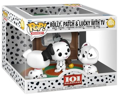 Funko POP! Moments: 101 Dalmatians - Puppies | Offizieller Fanartikel und Merch - Vinyl Sammelfigur als Regal Deko - Geschenkidee zum Geburtstag für Fans und Sammler