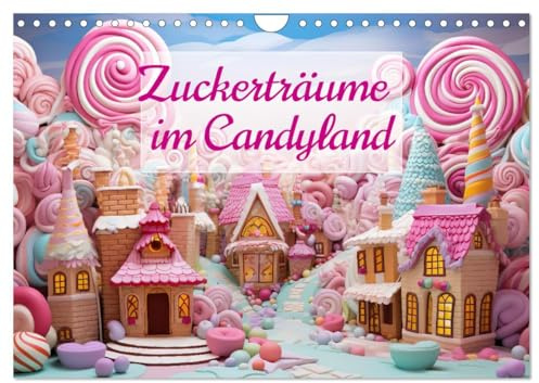 Zuckerträume im Candyland (Wandkalender 2026 DIN A4 quer), CALVENDO Monatskalender: Ein Jahr voller süßer Überraschungen (CALVENDO Spass)