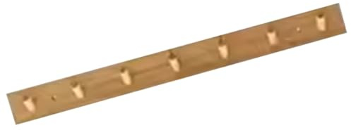 Wzxksoac Wall Mounted Hanger Room Hooks Key Hallway Storage Holders Practical Decoration Bamboo Door Clothes Hats Robe Back Rack 7 Hooks