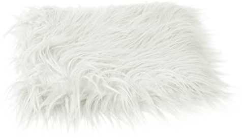 DAGLLGEW Baby Photography Photo Props Blanket, Newborn Faux Fur Photography Blanket Mat Rug, DIY Basket Stuffer Rug Wrap Shaggy Background Backdrop