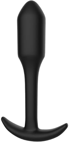 ToyJoy Smooth Analplug Medium - Silikon, 10.9 cm, Schwarz