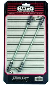 GRAYSTON PAIR COMPETITION LAMP STEADY BARS
