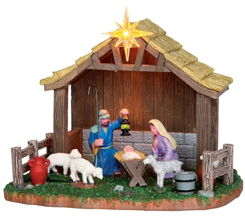 Lemax Weihnachtskrippe, batteriebetrieben (4,5 V) – 34626