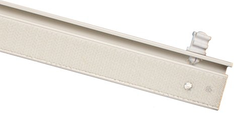 iso-design Paneelwagen 60 cm weiß aus Kunststoff für Gardinenschienen - Set 1-10 für Schiebevorhänge Größe Set 4