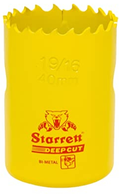 Starrett Bi métal Deep Cut Scie cloche, 40 mm, dch0196