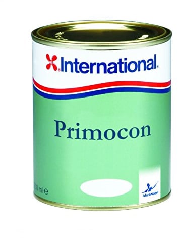 International Primocon Grundierung, 1-Komponenten Primer und Sperrgrund - schnell trocknend, für den Unterwasserbereich vor dem Antifouling auftragen: Holz Stahl Aluminium Guss Blei, Grundierung