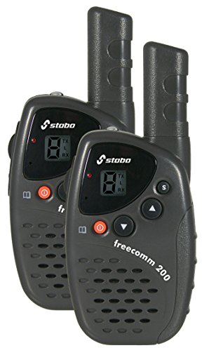 STABO elettronico freecomm PMR 446 Radio Cellulare portata fino a 5 km, 200 Set Nero