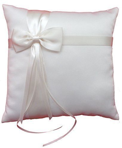 LadyMYP© Ringkissen mit Spitze und Strass, Ivory(hellcreme, Elfenbein), NEU