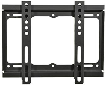 AV Link SF201 17 - 42 Fixed TV Wall bracket for LED, LCD, 3D, Plasma, Flat Screen TV - Super Strong 20Kg Weight Capacity,Black