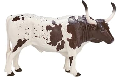 MOJO 387222 Texas Longhorn Bull Spielzeugfigur, Mehrfarbig