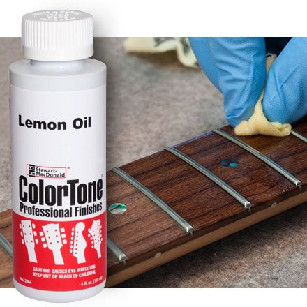 ColorTone Olio di limone, bottiglia da 4 once, per Chitarre e Liuteria | Olio di limone, bottiglia da 4 once, per chitarre e liuteria professionale. Materiale di alta qualità per risultati.