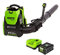 Greenworks 80 V 145/H – 580 CFM Cordless souffleur de sac à dos Avec batterie et chargeur