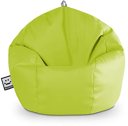 Happers Sitzsack, Kunstleder, innen, Grün