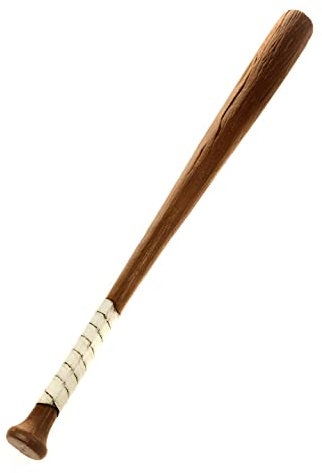 Baseballschläger weißer Griff 84,5cm