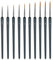 Morkia Détail Pinceau, 10 pcs pour la Peinture à L'aquarelle Gouache et Acrylique,Ldéal pour des Minutieux et Finition