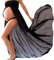 Angel ZYJ Femme Enceinte Robe en Mousseline Sexy Grossesse Femme Bandeau Robe pour Maternité Photo Shoot (Noir, m)