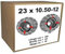 vsk 23x10.50-12 Schneeketten + Spanner für Rasentraktor Aufsitzmäher auch 20x10.00-8AS