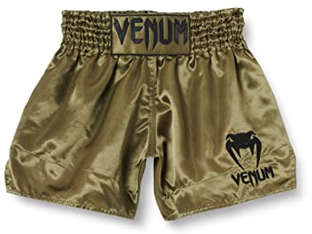 Venum Herren Classic Muay Thaibox Shorts, Khaki/Schwarz, M EU