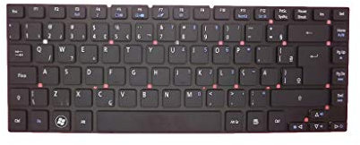 Tastiera per PC portatile Acer Aspire One 10 S1001 3830G 3830TG 4755 4830G 4830TG V3-472G V3-472P V3-472PG Timeline 3830TG Brazil BR nero senza cornice