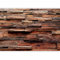 murando - Papier peint panoramique artistique 350x256 cm - Revêtement mural décoration salon - Design moderne - Gris beige noir - Fond vintage de texture rustique en bois brun f-A-0597-a-c