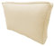 chilly pilley Palettenkissen Wasserdicht Keder Naht Palettenauflage Wasserfest Gartenkissen Wasserabweisend Palettenpolster Abnehmbar mit Reißverschluss Sofaskissen (Rückenkissen 60x40x12, Creme)