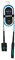 FCS 7 Freedom Helix All Round Leash 2023 Blue/Black