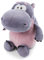 NICI Kuscheltier Nilpferd DJ Nilbert 20cm – Nachhaltiges Plüschtier Nilpferd für Mädchen, Jungen & Babys – Flauschiges Stofftier Nilpferd zum Kuscheln & Spielen – Schmusetier der Wild Friends