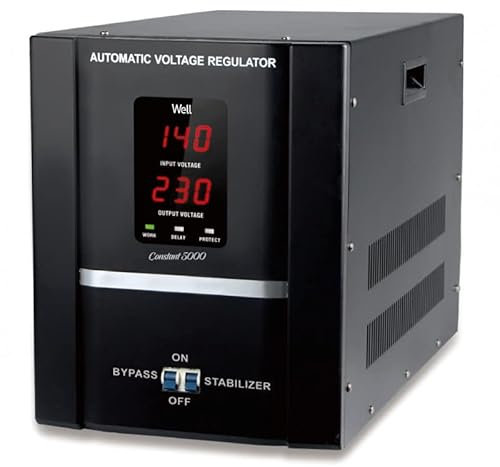 HDME Regolatore di tensione - STABILIZZATORE Tensione, AVR Automatico, Potenza massima 1500VA, 2000VA, 3000VA (5000W)