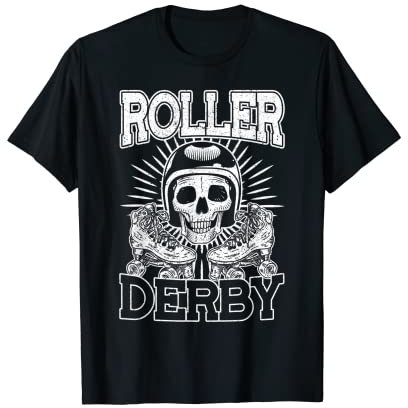 Rollerderby Rollerskates Disco Skating Party T-Shirt