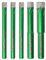 Dry Diamond Drill Bit Set - Diamond Tipped Hole Saw Bit for Porcelain Tile Ceramic Marble Granite Stone,Diamond Core Drill Bit Kit Round Shank Fixed on Drills,No.K6(6/6/6/8/10mm)