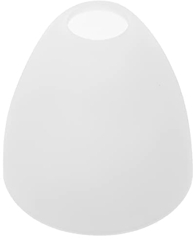 SOLUSTRE Glas Lampenschirm Tischlampe Ersatzschirm Pendellampe Lampenschirm E27 Milchglas Hängeleuchtenschirm Tischlampenschirm 4CM Loch Pendelleuchte Deckenleuchte Schutzhülle Dekoration
