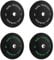 Body Revolution Olympic Bumper Plates - Rubber Coated Barbell Weight Plates - Strength Training Weight Lifting Equipment - Range from 5kg - 25kg, Black, 30kg (2X5kg+ 2X10kg)