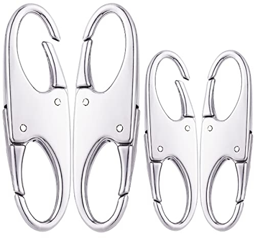 Reißverschluss Clip Diebstahlsicherung – Rucksack-Reißverschlussschloss hält den Reißverschluss geschlossen, Schnelltrenn-Clip – Schlüsselhalter-Add-On-Zubehör, 4 Stück