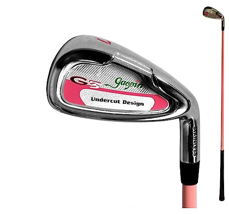 Golf Club Iron #7 Fers de golf professionnel pour droitier en carbone pour homme et femme (G3-Rose)