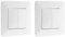 Interrupteur va-et-vient double 10A Blanc - Artezo (Lot de 2)