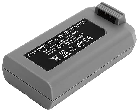 Alomejor Wiederaufladbarer Drohnen-Akku, 2250 MAh, Ersatz mit Längerer Flugzeit für MINI2 MINI2 SE Drohne
