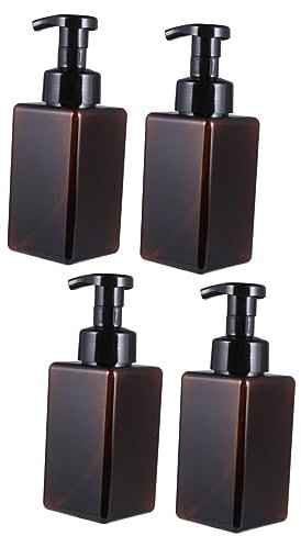 ULTECHNOVO 2 Sets Reise-toilettenartikel-flaschen 450 Ml Nachfüllbare Toilettenartikel-flaschen Pumpe Robustes Material Für Gesichtsreinigung Shampoo Duschgel 2 Stück*2