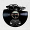 VINY WOODY Amerikanische Sportuhr aus Vinyl mit Schallplatte, Muscle Car