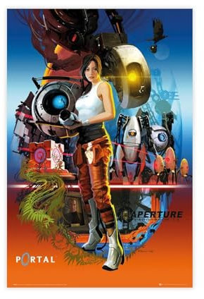 AAVEDA Game Portal Leinwand-Poster, Schlafzimmer-Dekor, Sportlandschaft, Büro, Raumdekoration, Geschenk, ungerahmt, 50 x 75 cm