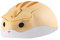 Kabellose Maus Cute Cartoon Hamster Shape Mouse Portable Travel 2.4GHz 1200DPI Optical Cordless Mouse mit USB-Empfänger Compact Silent Mäuse für Laptop PC Computer Mac für Kinder Geschenk, Gelb