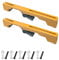 Miter Saw Mounting Brackets N087371 DW7231 use for Dewalt's DW723, DWX723, DWX724, and DWX725 DWX725B Heavy Duty Miter Saw. (2 pack) Yellow, Large